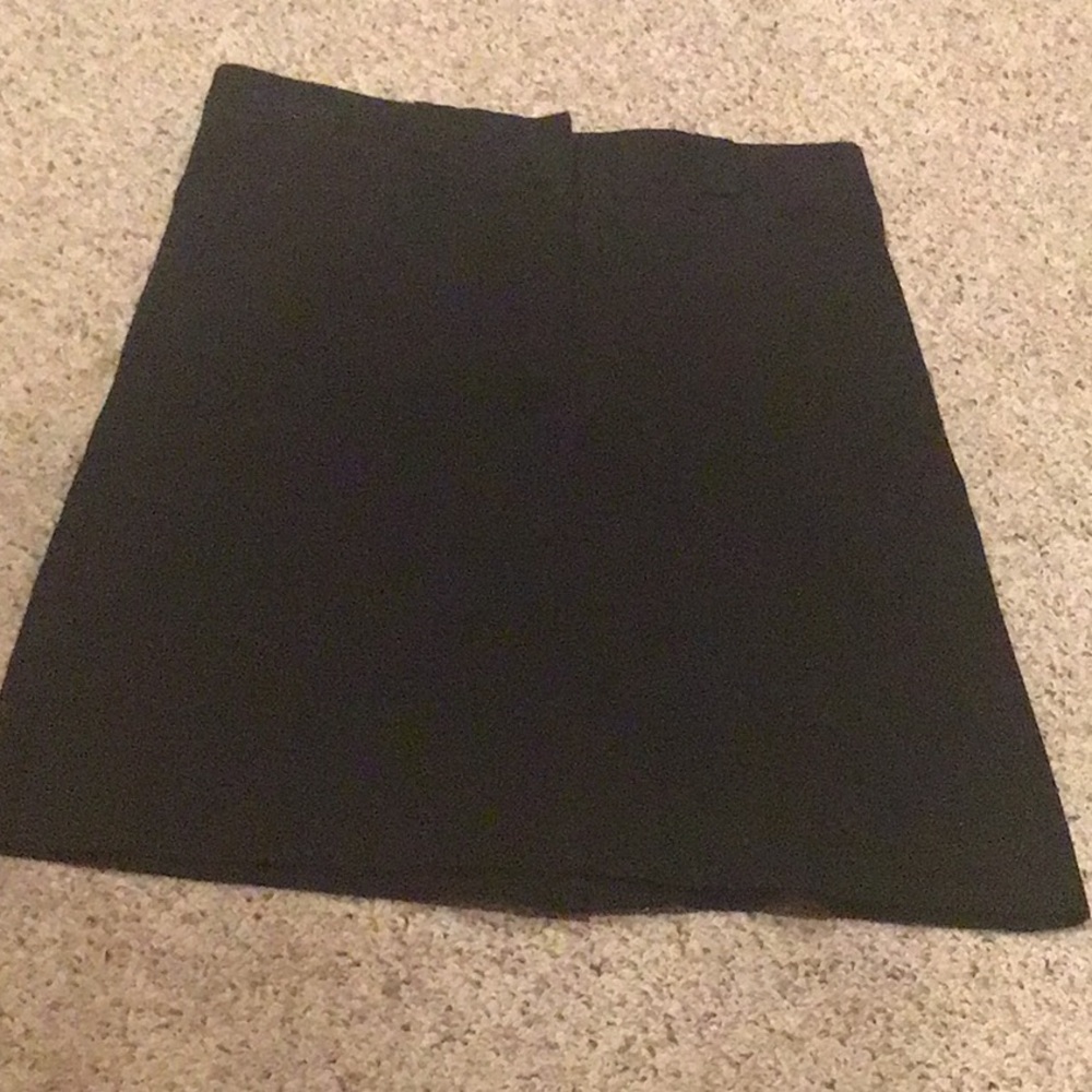 Lily Pulitzer, black soft denim skirt